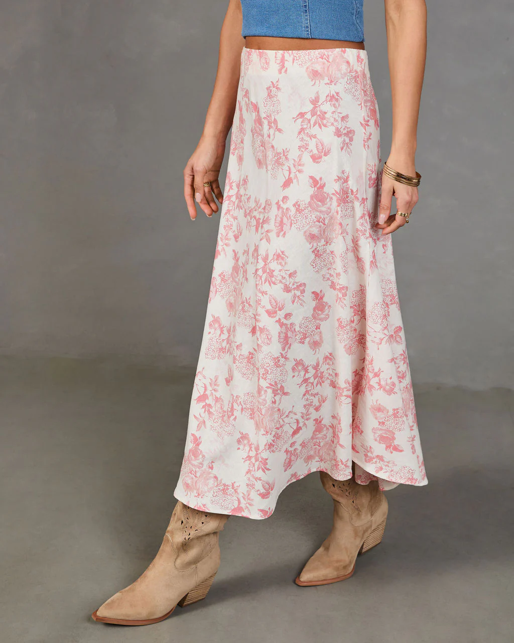 Daywear Darling Floral Midi Skirt - Image 3