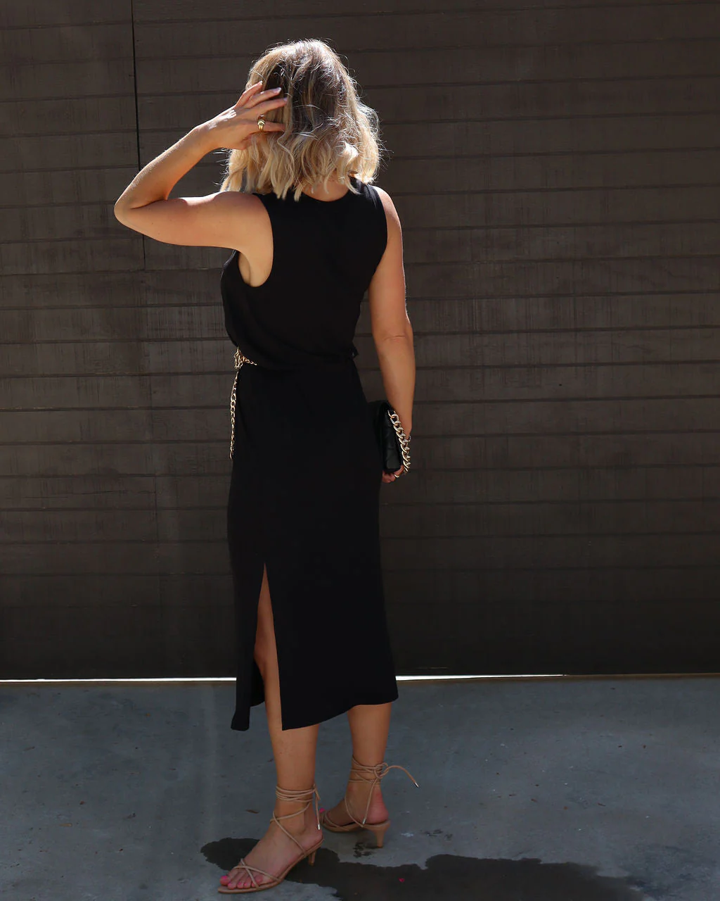 Dede Side Slit Midi Dress - Image 3