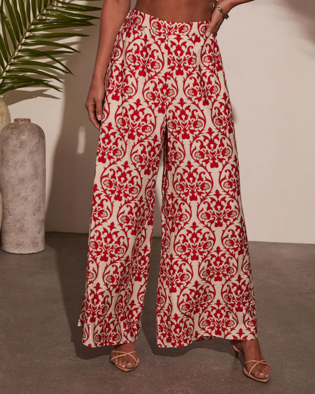 Deep Trance Abstract Wide Leg Pants - Image 2