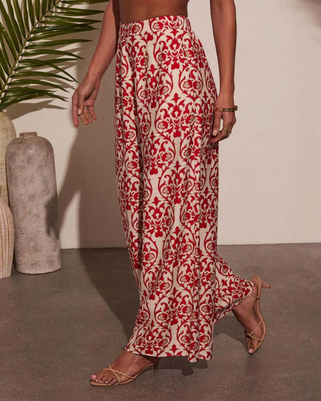 Deep Trance Abstract Wide Leg Pants - Image 3