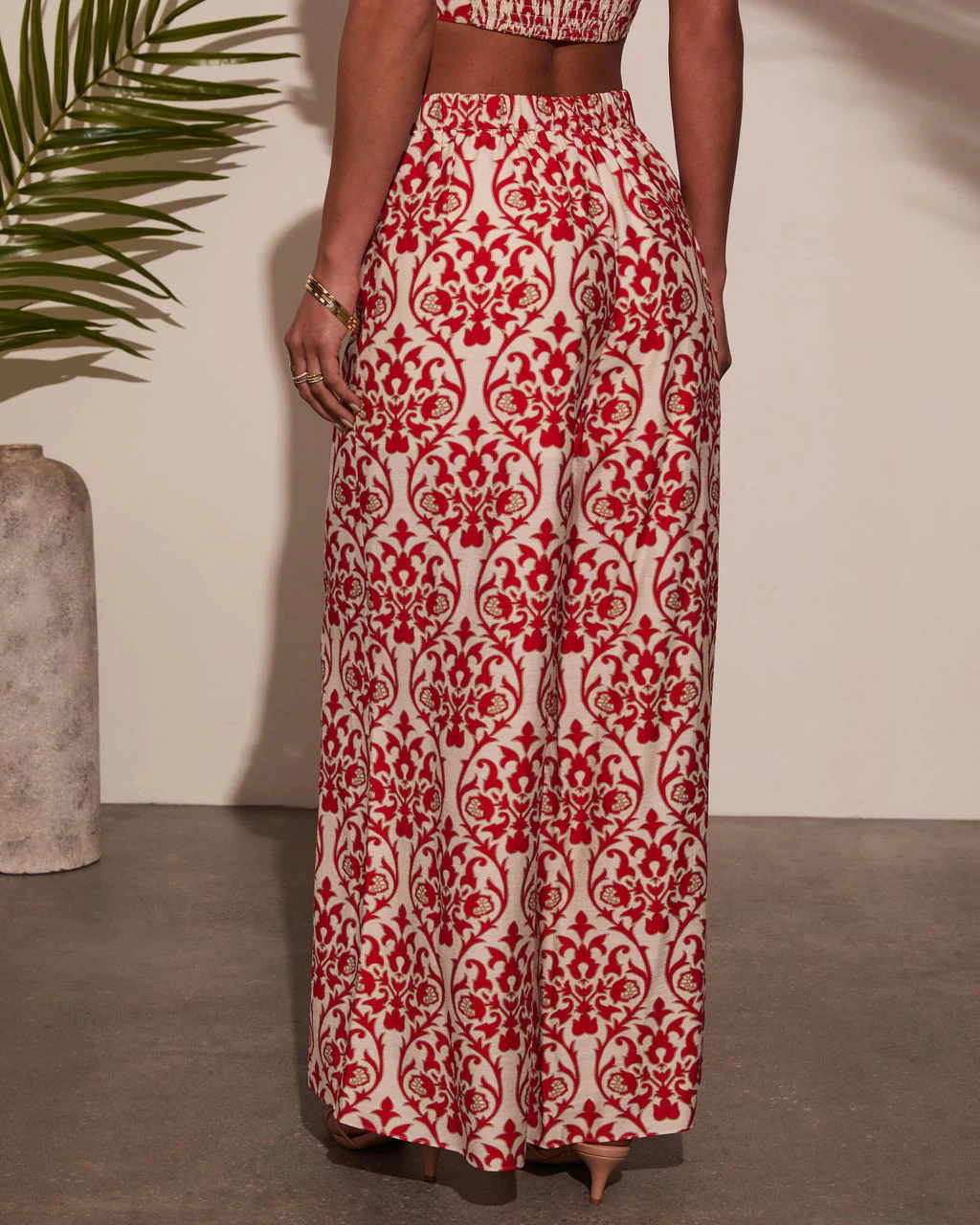Deep Trance Abstract Wide Leg Pants - Image 4