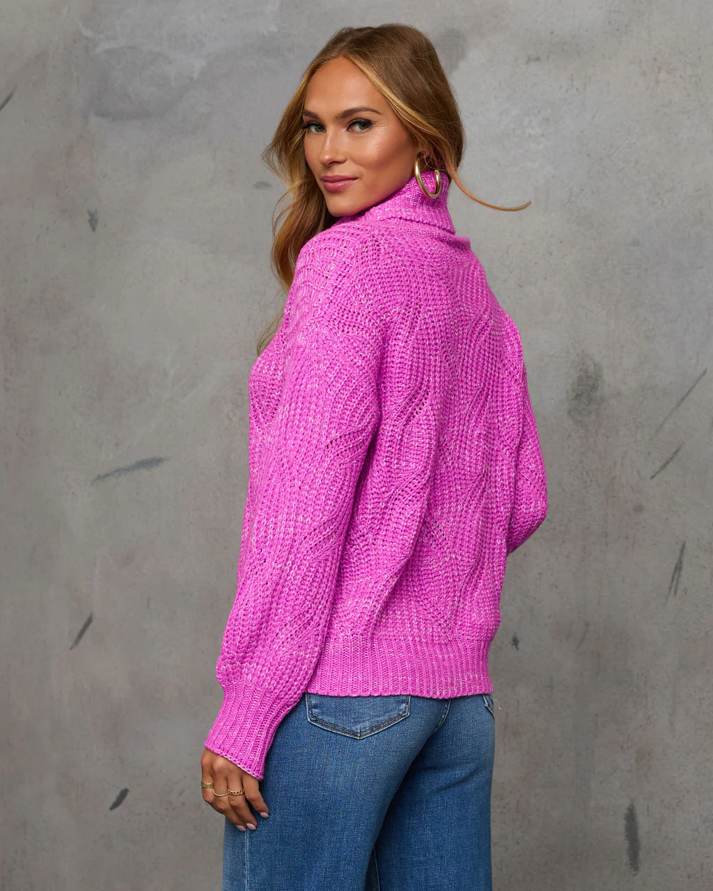 Deidra Chunky Turtleneck Sweater - Image 4