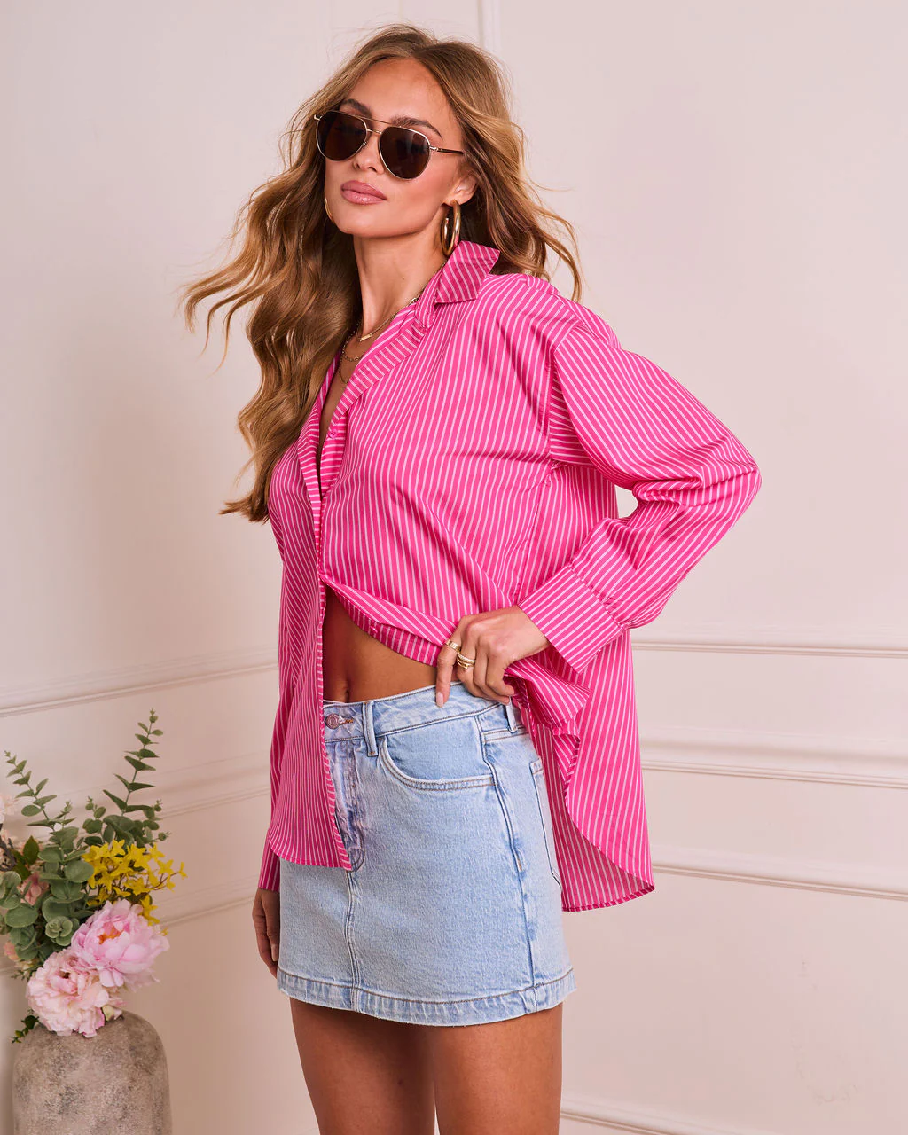 Delicate Muse Button Down Top - Image 3