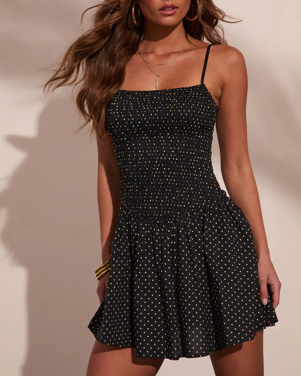 Della Rue Polka Dot Mini Dress - Image 6