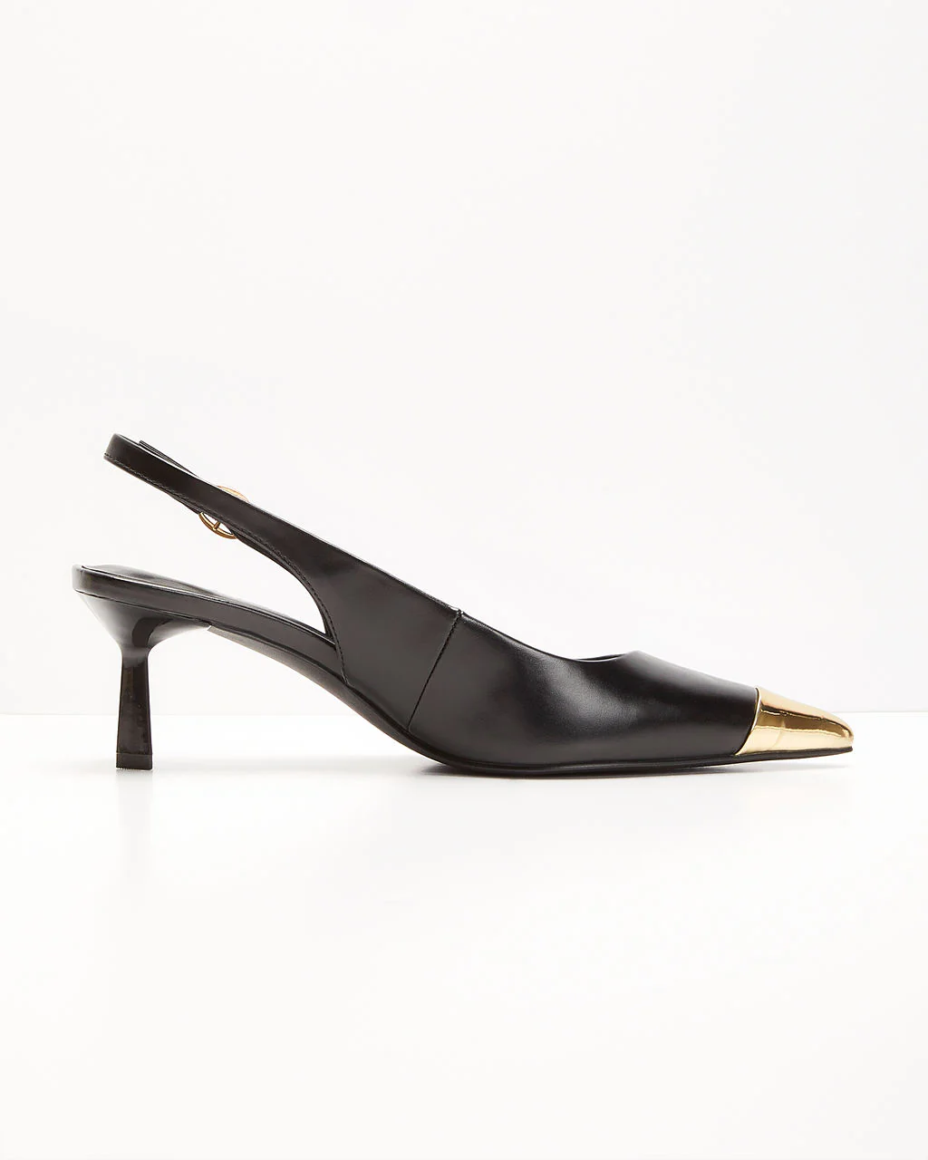Denzel Metallic Tip Slingback Heels - Image 6
