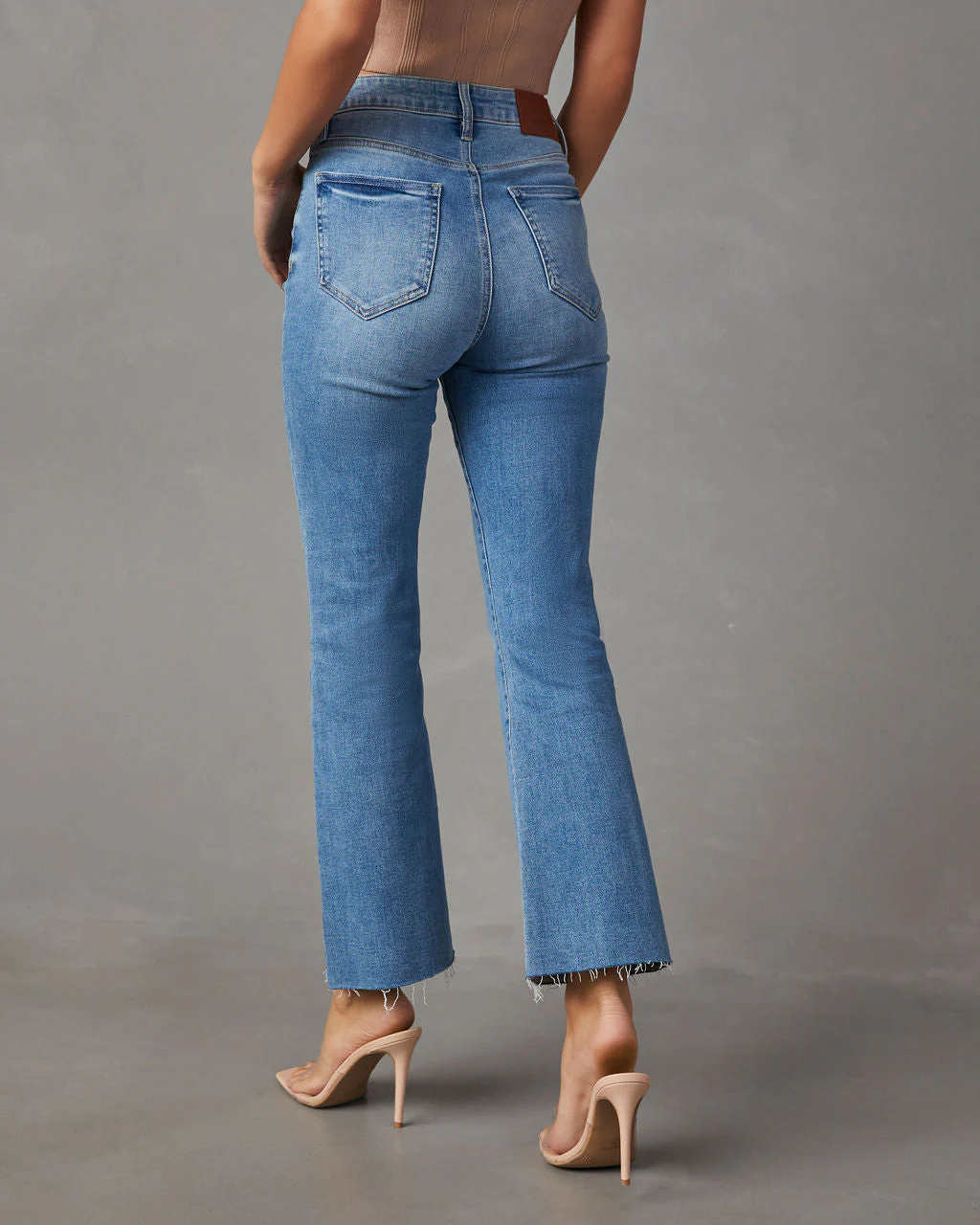 Derita High Rise Straight Leg Jeans - Image 4