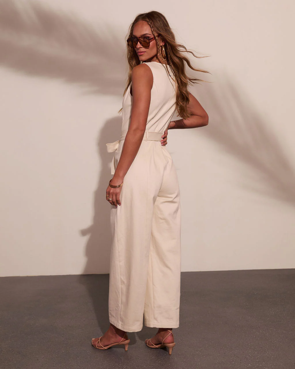 Desert Glowgirl Waist Tie Jumpsuit - Image 4