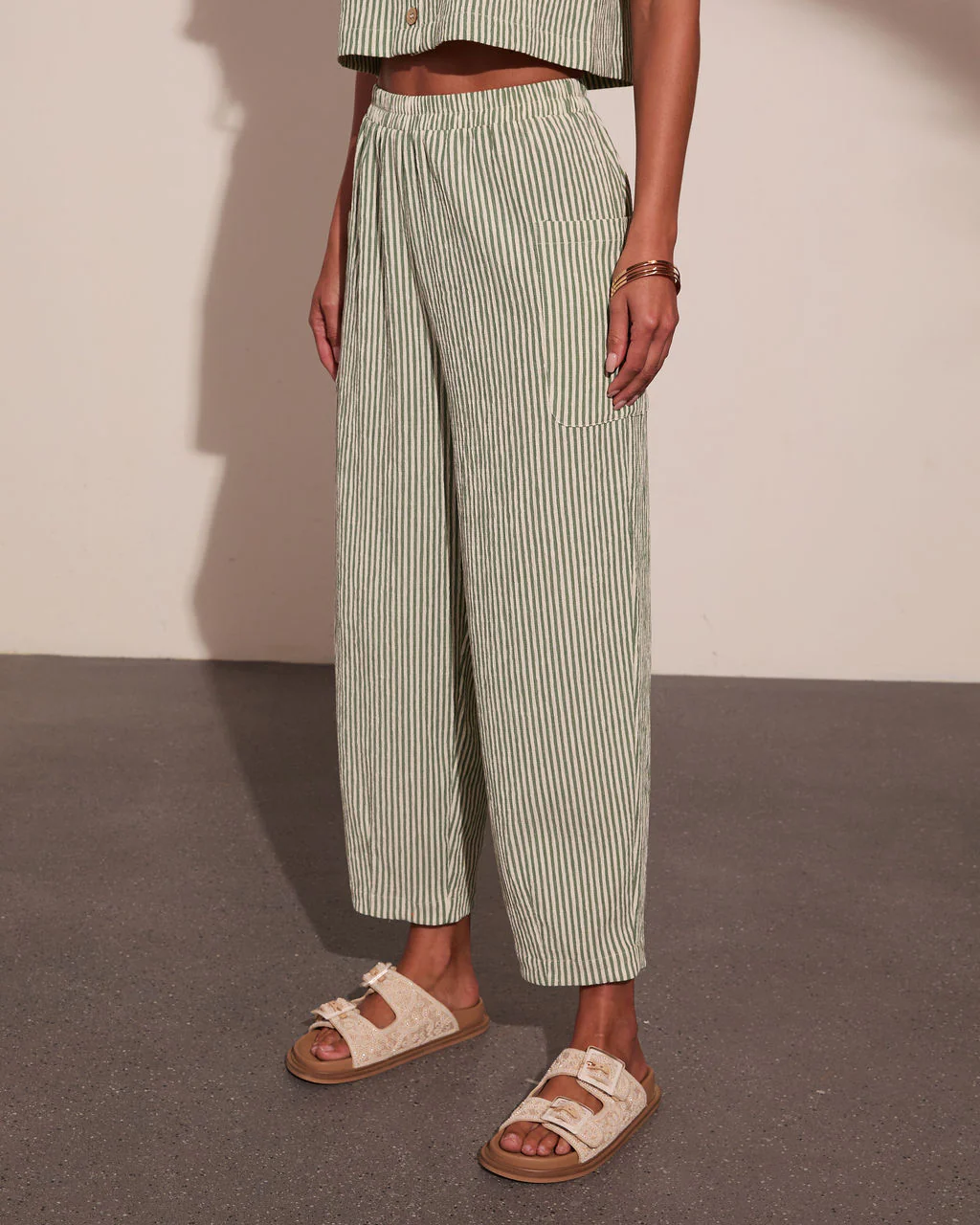 Dockside Days Striped Wide Leg Pants - Image 3
