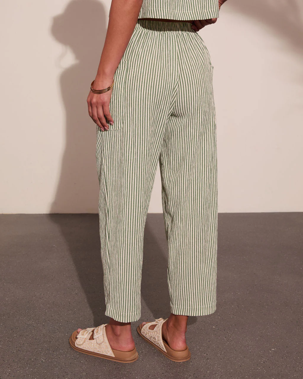 Dockside Days Striped Wide Leg Pants - Image 4