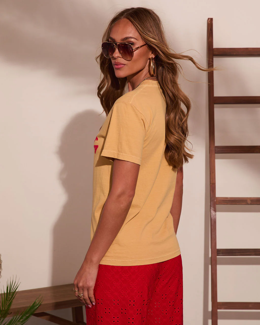 Dolce Vita Cherry Cotton Short Sleeve Graphic Tee - Image 4