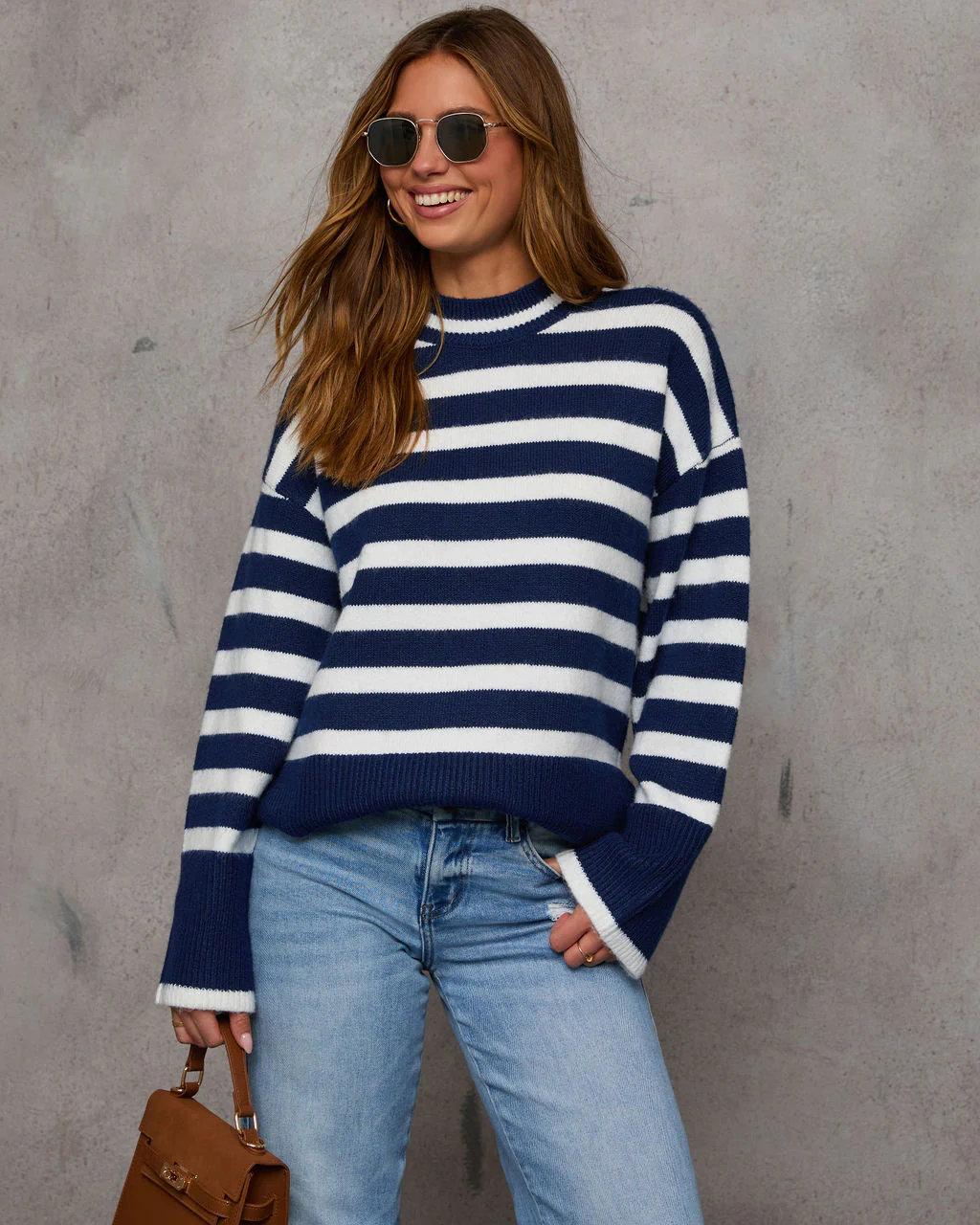 Dont Mind Me Striped Knit Sweater - Image 11