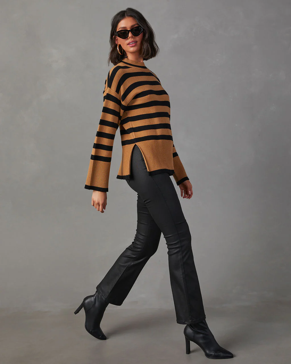 Dont Mind Me Striped Knit Sweater - Image 15