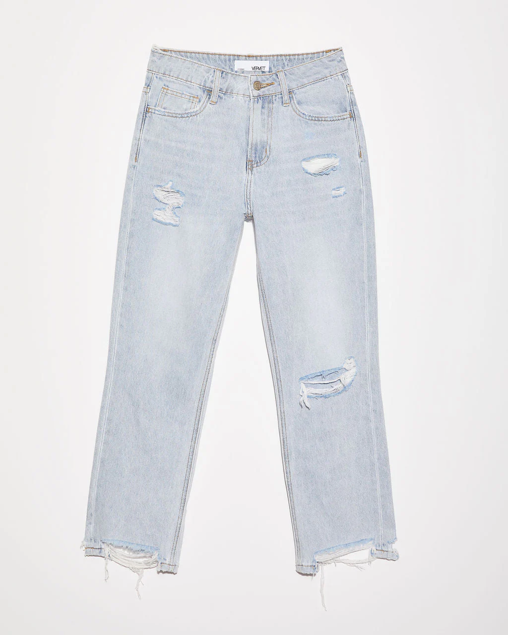 Double Dare Cropped Distressed Jeans - Image 6