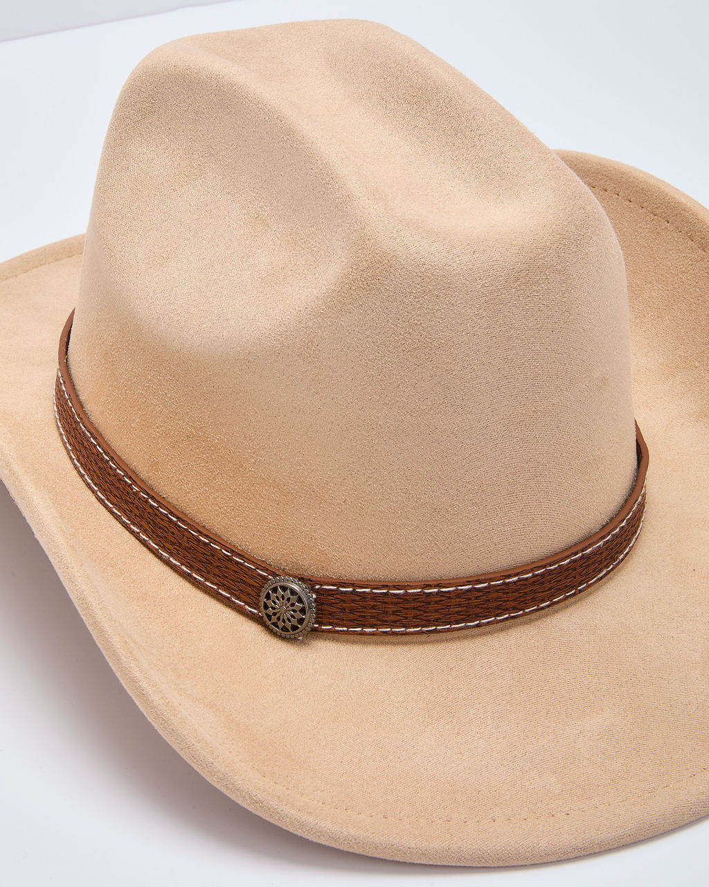 Doune Faux Suede Western Hat - Image 5
