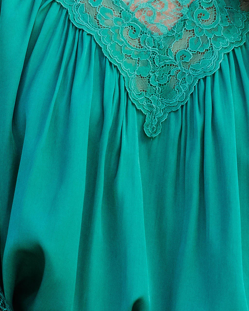 Down Memory Lane Lace Contrast Top - Image 7