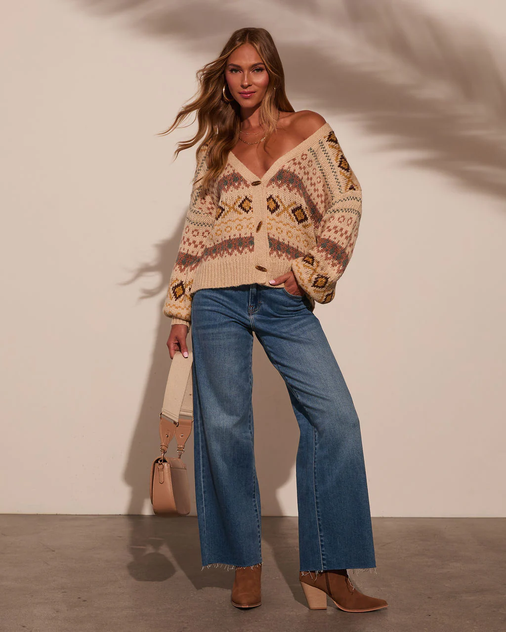 Dream Maker Abstract Knit Cardigan - Image 5