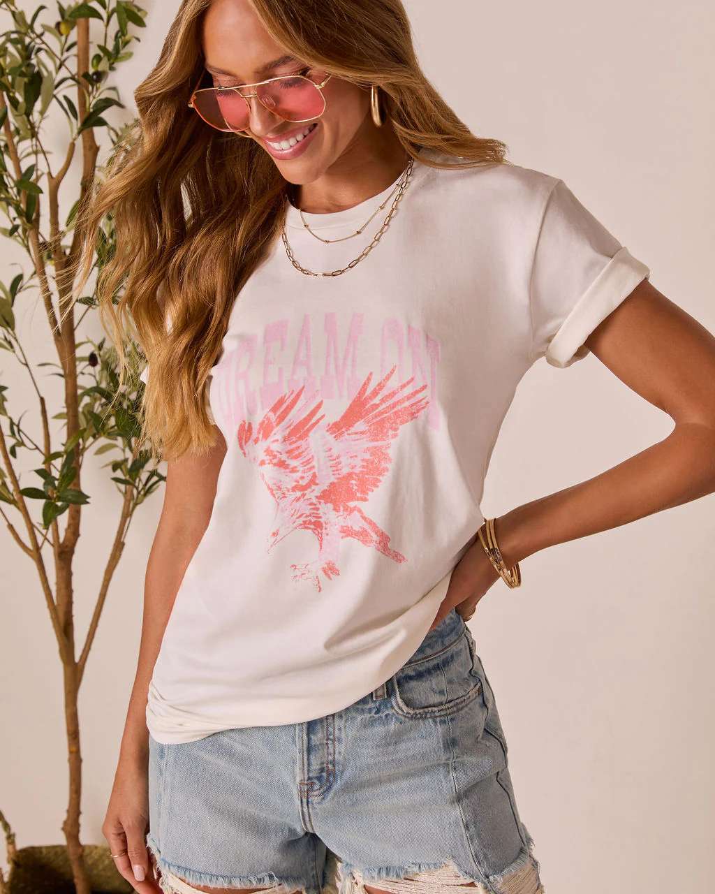 Dream On Short Sleeve Graphic Tee - Image 5