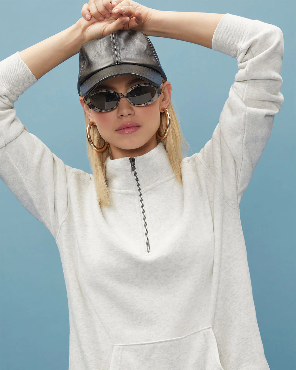 Dreamcatcher Cotton Blend Half Zip Pullover - Image 5