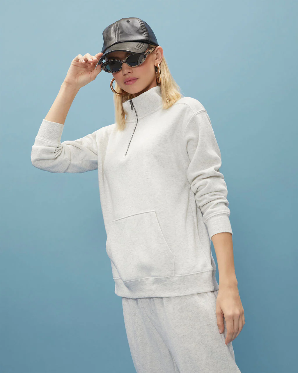 Dreamcatcher Cotton Blend Half Zip Pullover - Image 7