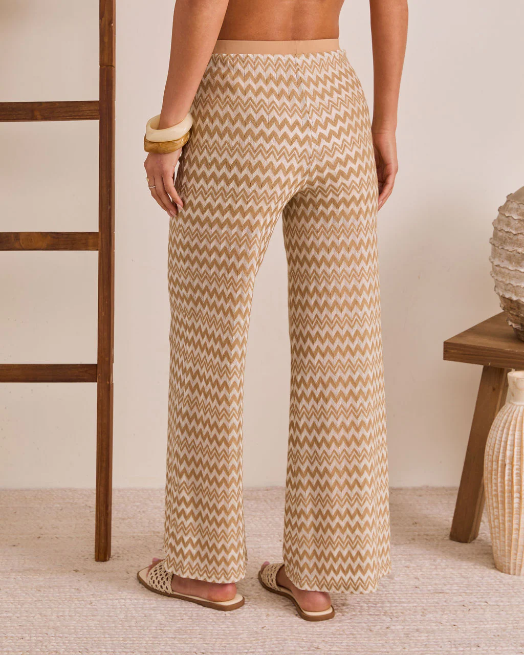 Drifted Moment Chevron Print Cover Up Pants - Image 4
