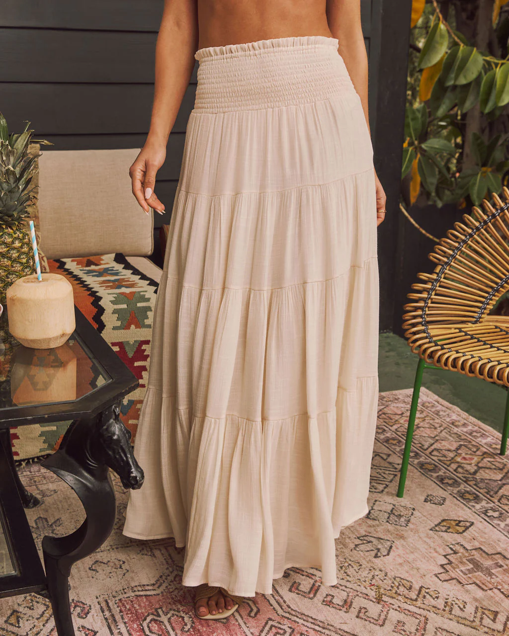 Dulce High Waisted Maxi Skirt - Image 2