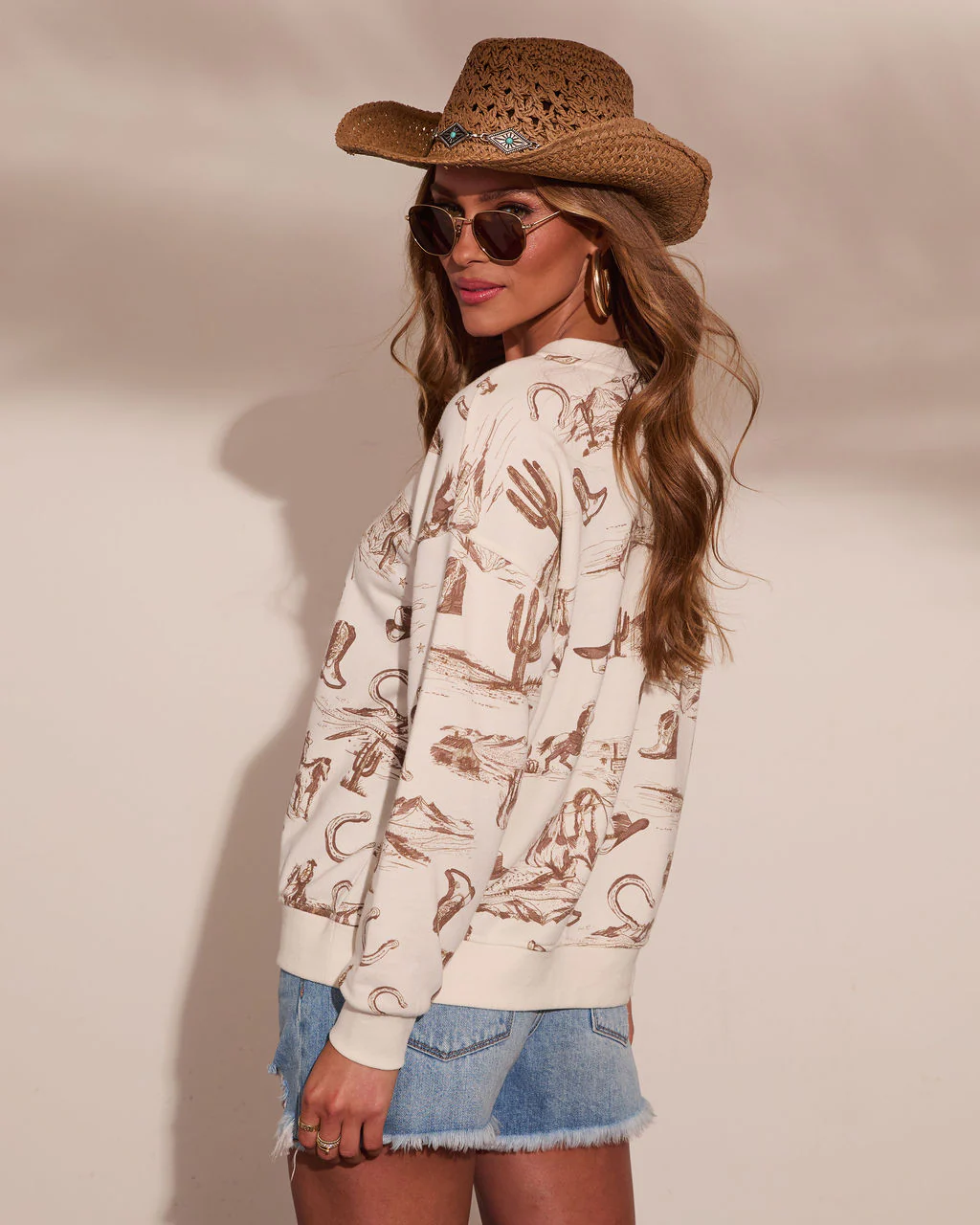 Dune Darling Western Novelty Sweatshirt - Image 4