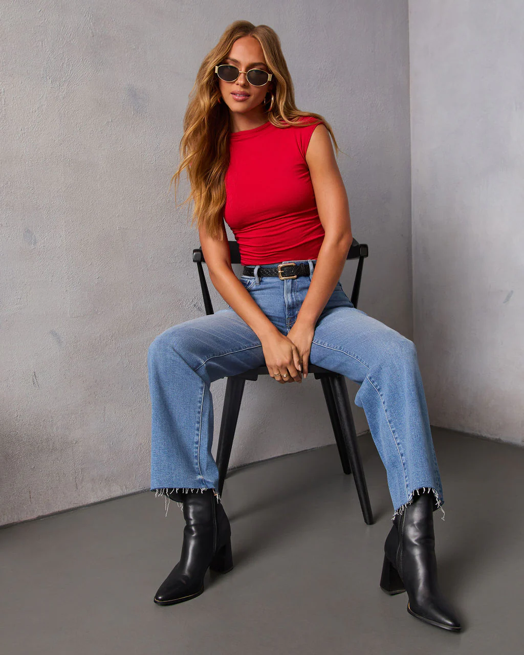 Dylan Cropped Mock Neck Top - Image 6