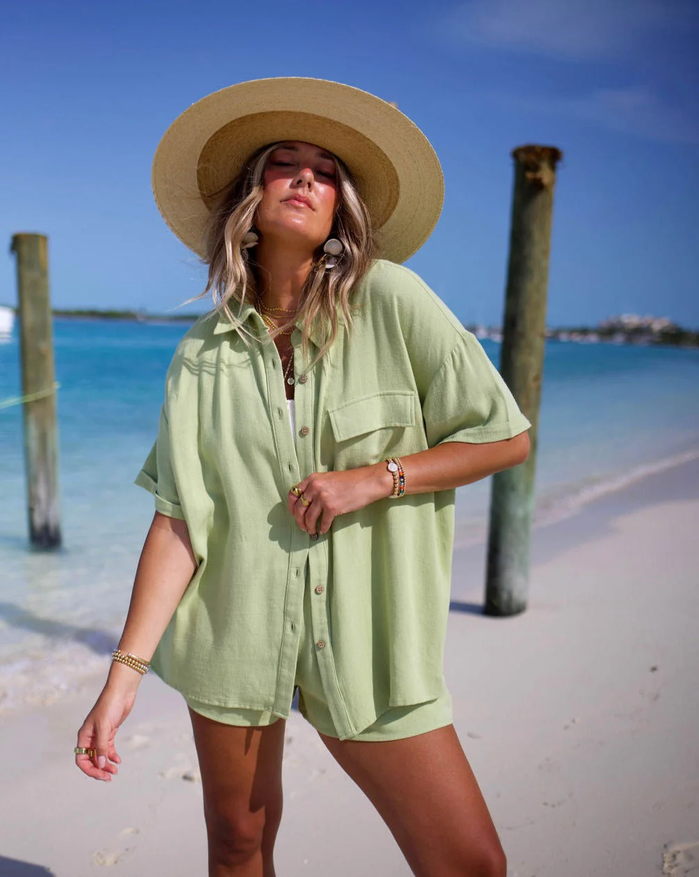 Dylan Relaxed Button Down Top - Image 3