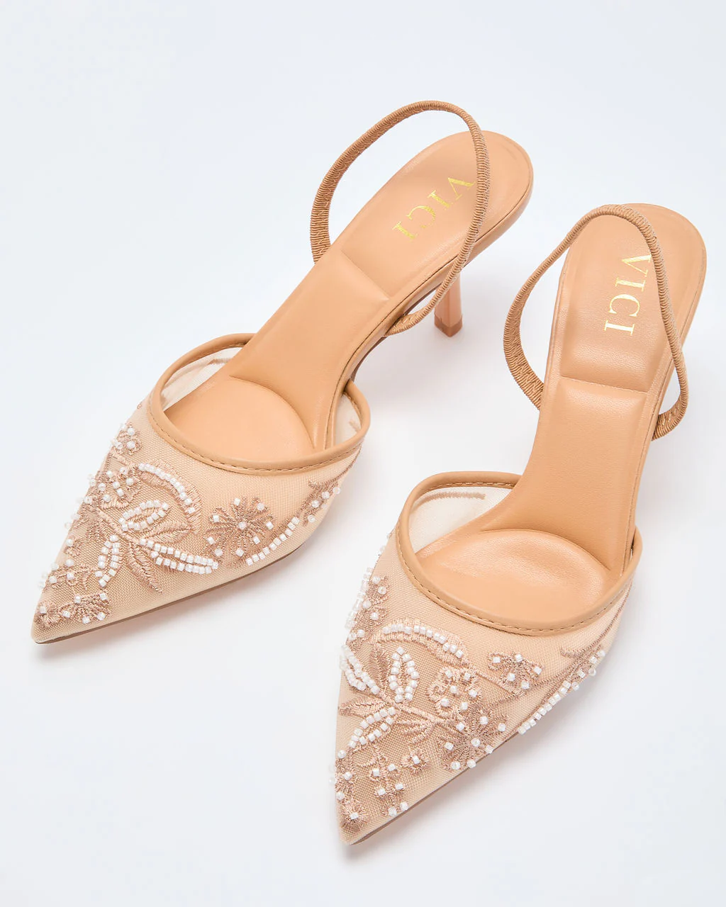 Early Exit Embellished Slingback Heels - Image 2