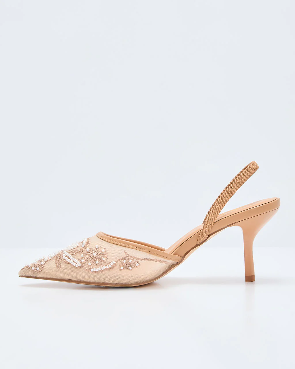 Early Exit Embellished Slingback Heels - Image 5