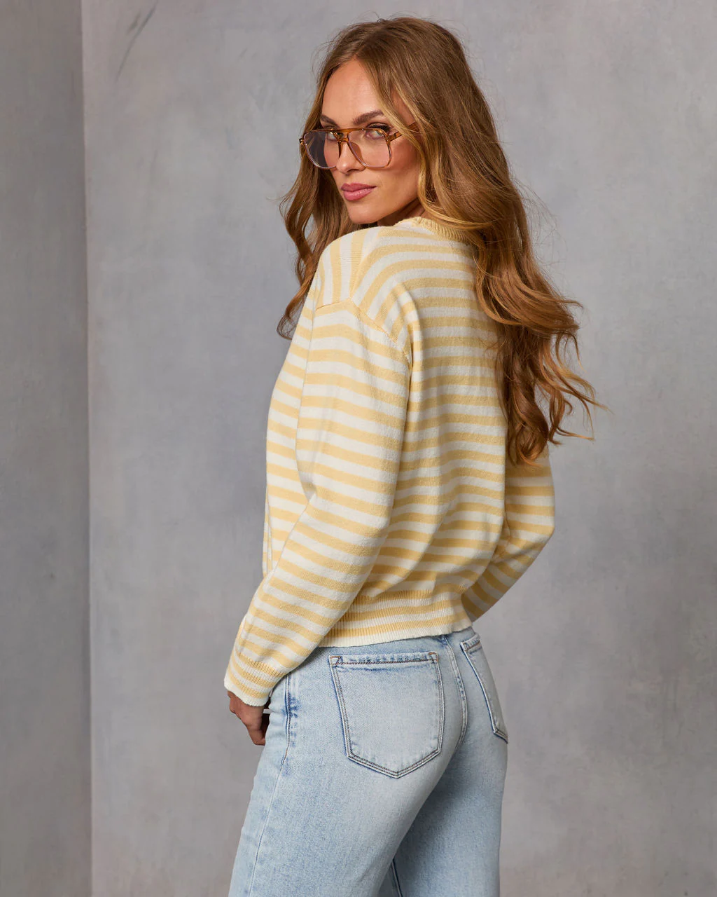 Easy Days Striped Knit Sweater - Image 4