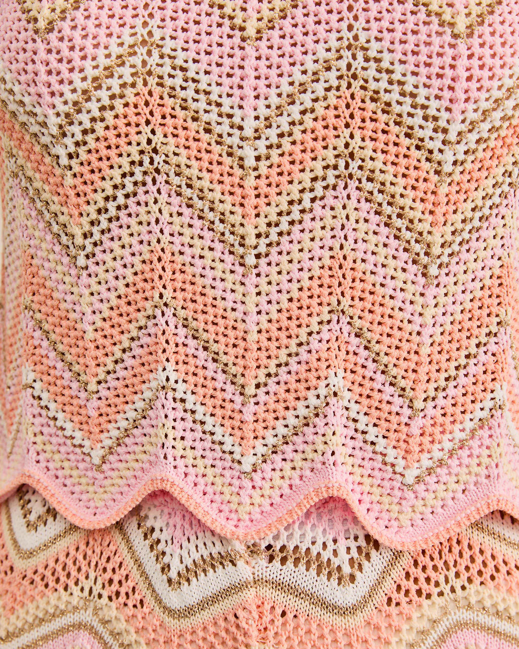Easy Resort Abstract Open Knit Top - Image 12