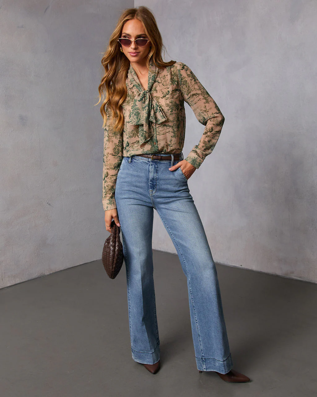 Edenia Abstract Print Blouse - Image 2