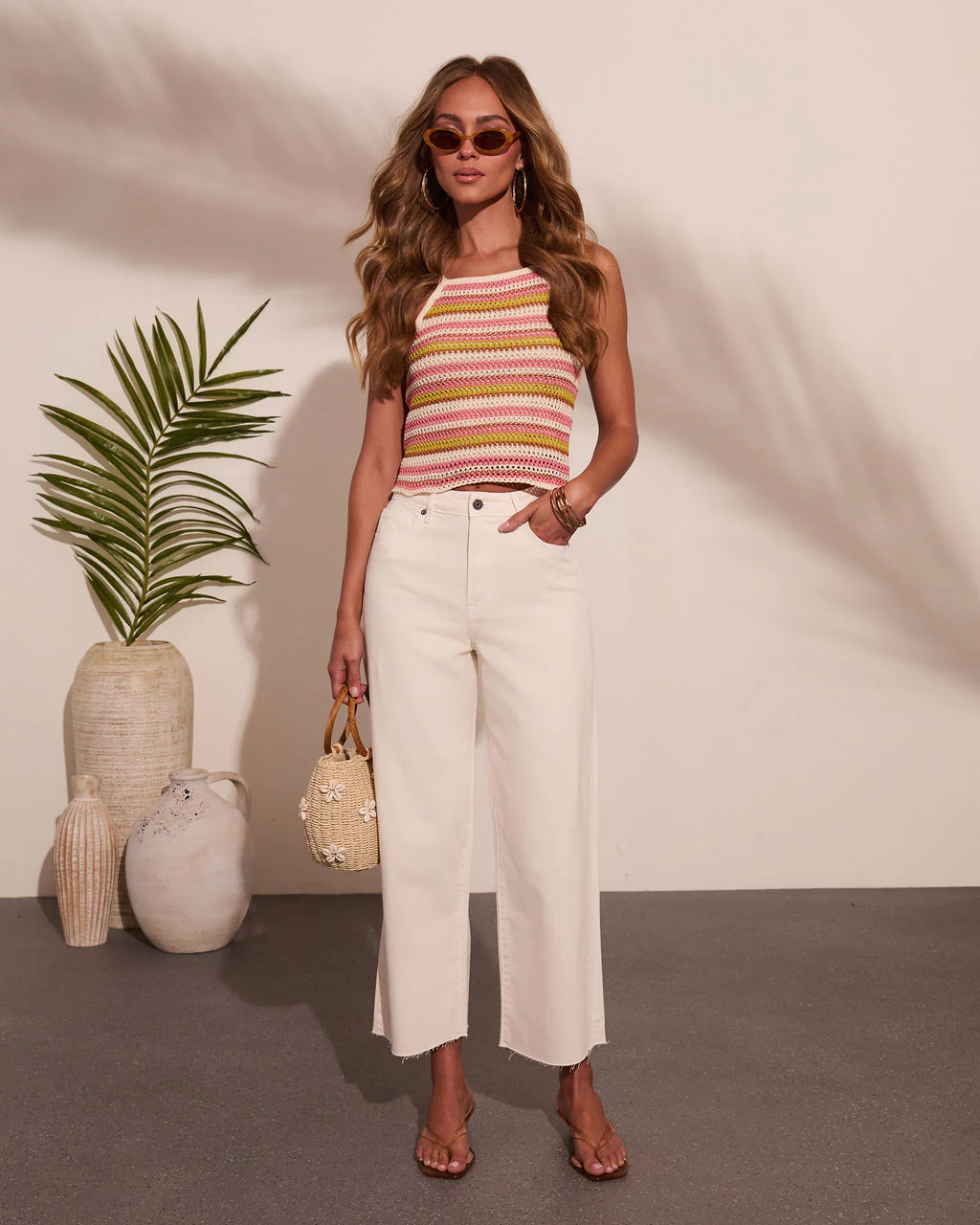 Elara High Waisted Wide Leg Jeans - Image 2