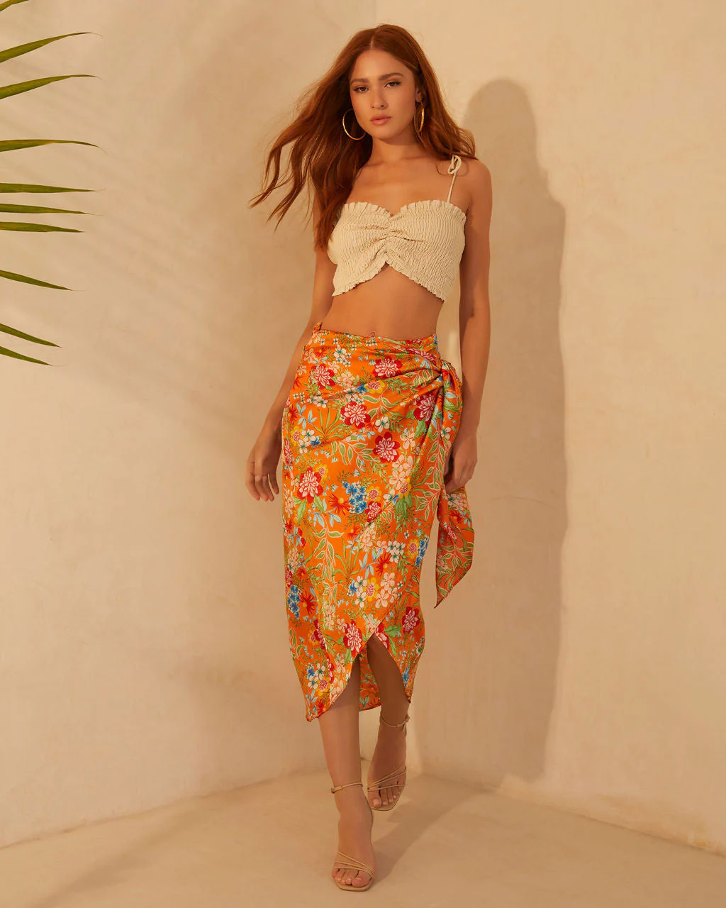 Elizia Smocked Crop Top - Image 3