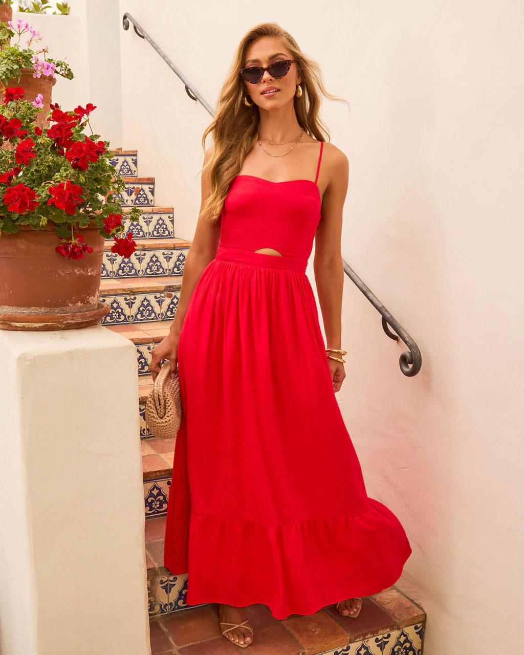 Eleanor A-Line Front Cutout Maxi Dress - Image 17