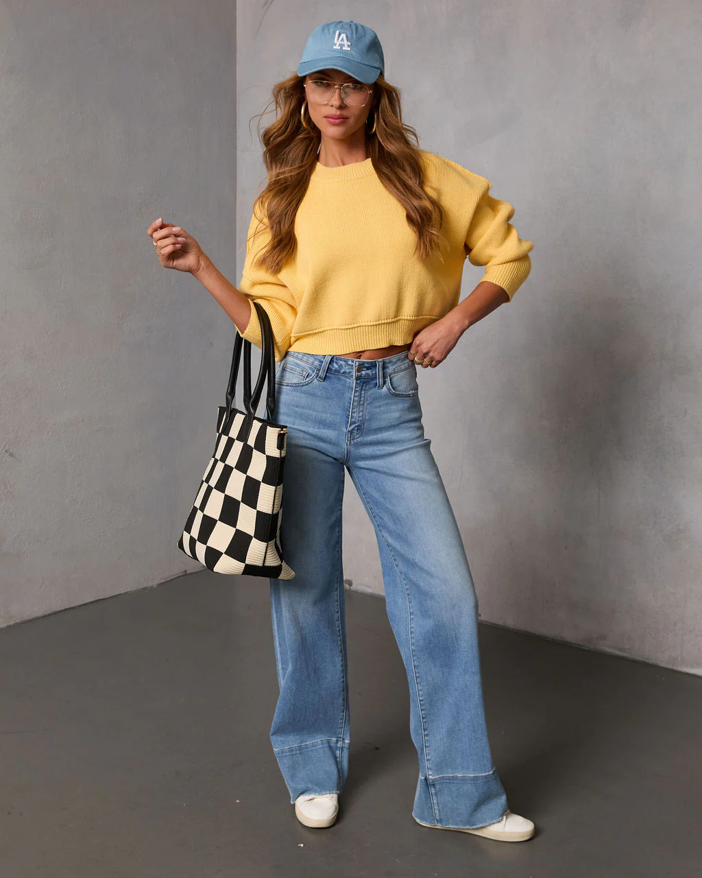 Elouise Cropped Crewneck Sweater - Image 2