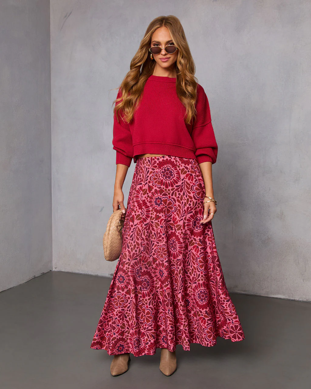 Elouise Cropped Crewneck Sweater - Image 26
