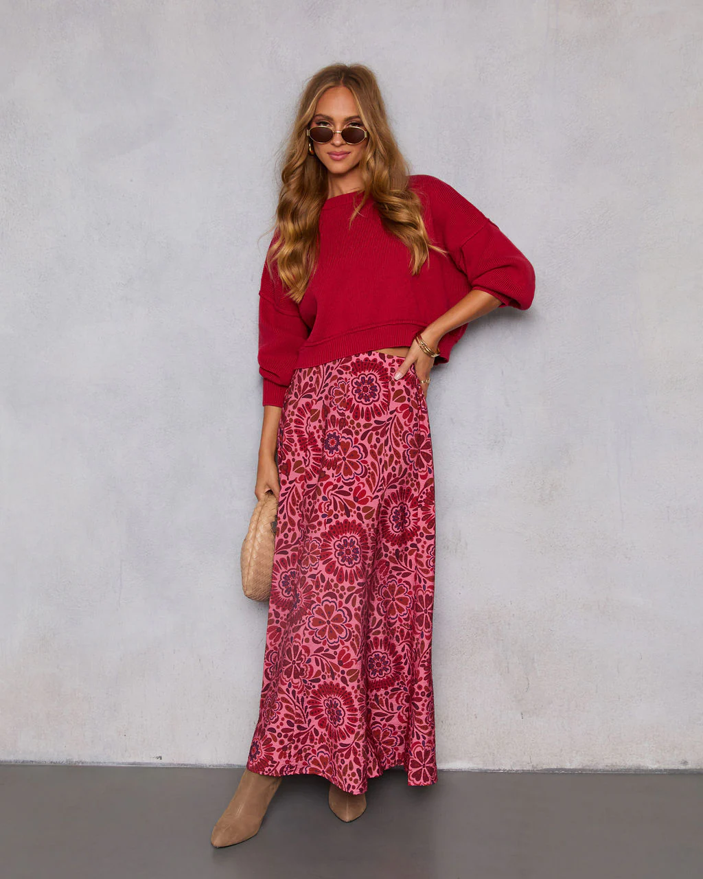 Elouise Cropped Crewneck Sweater - Image 30