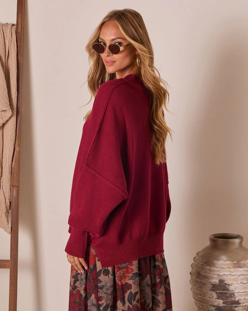 Elouise Knit Oversized Pullover Sweater - Image 52