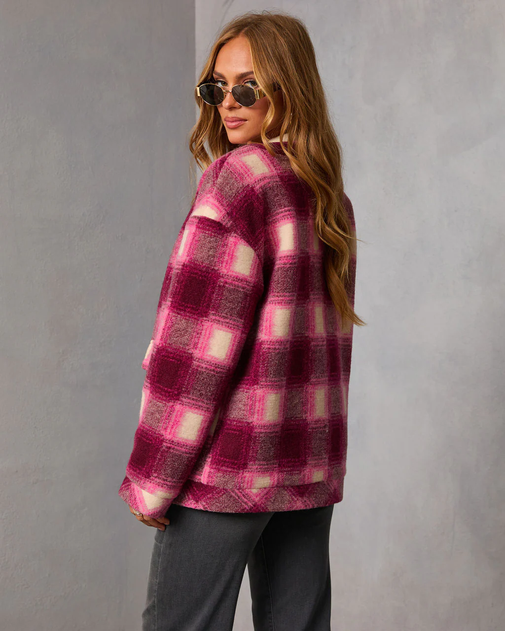 Eloura Brushed Plaid Jacket - Image 4