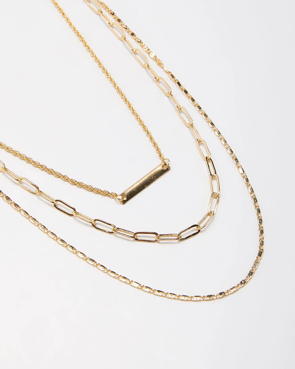 Elsie Layered Chain Necklace - Image 4