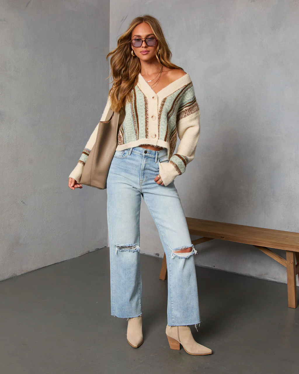 Emberglow Colorblock Cardigan - Image 6
