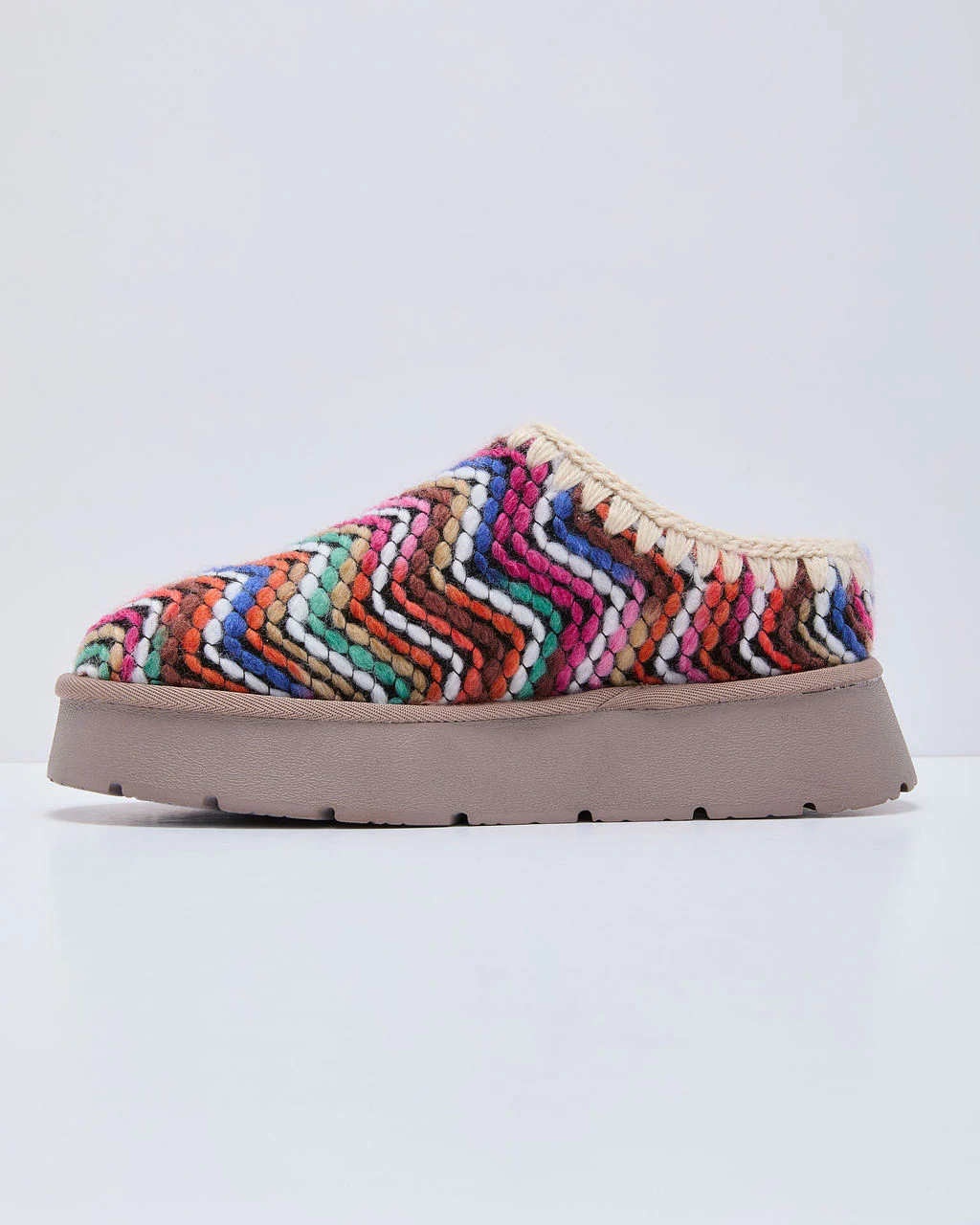 Emberlane Embroidered Platform Mules - Image 5