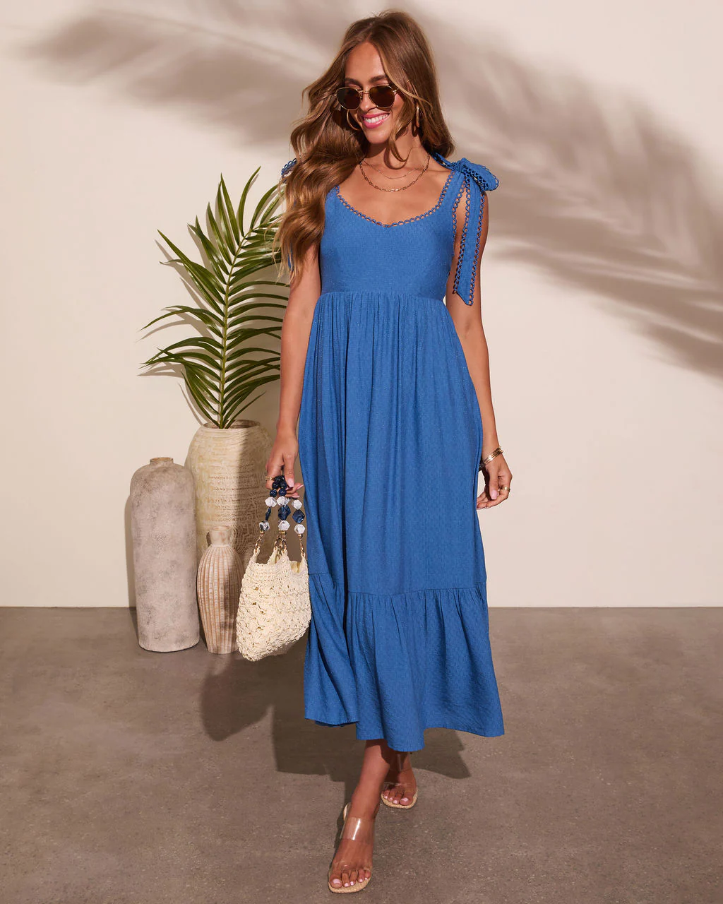 Emie Tiered Midi Dress - Image 5