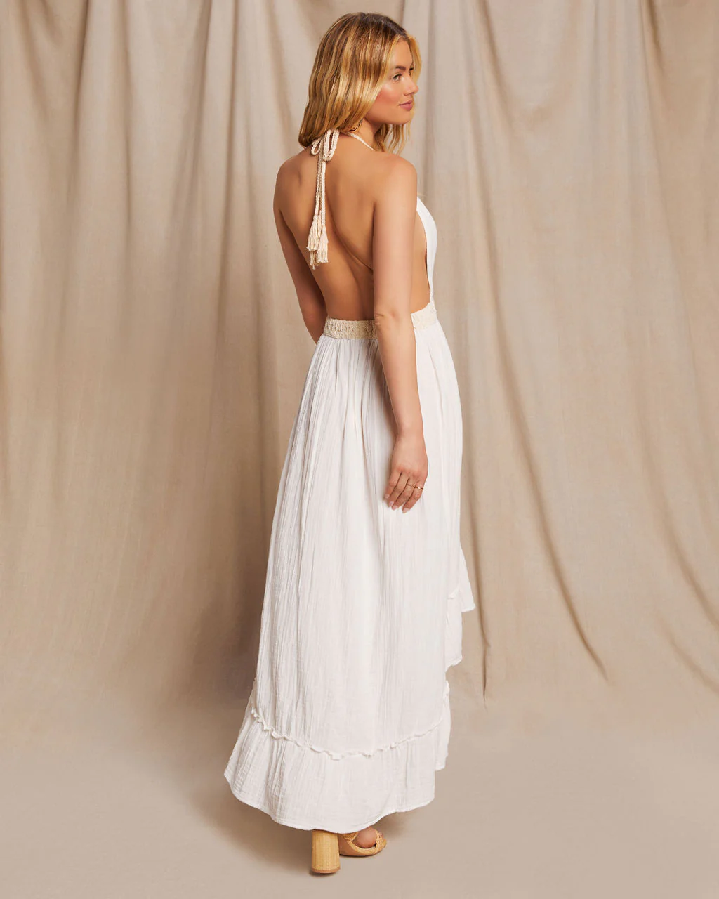Emmie Crochet Embroidered Maxi Dress - Image 5