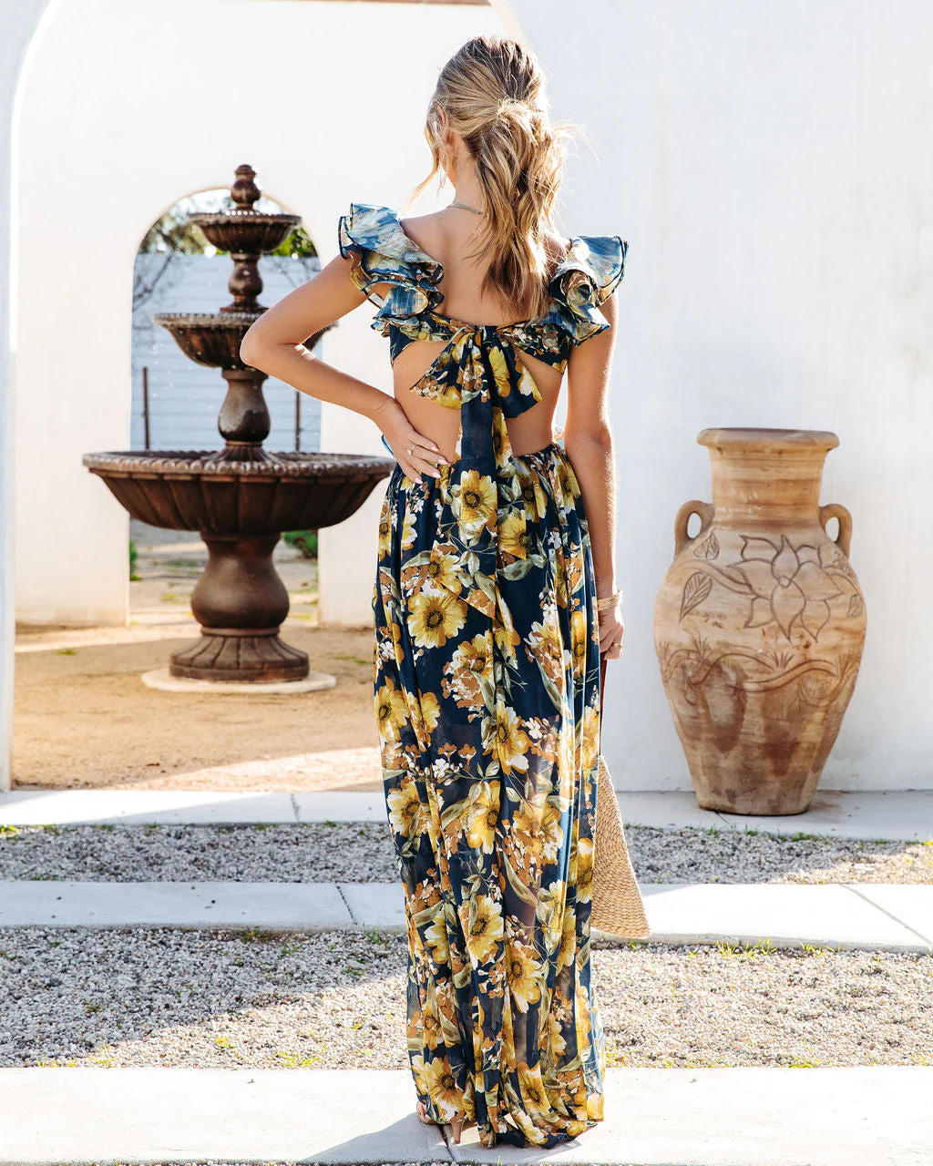 Encanto Floral Ruffle Maxi Dress - Image 5