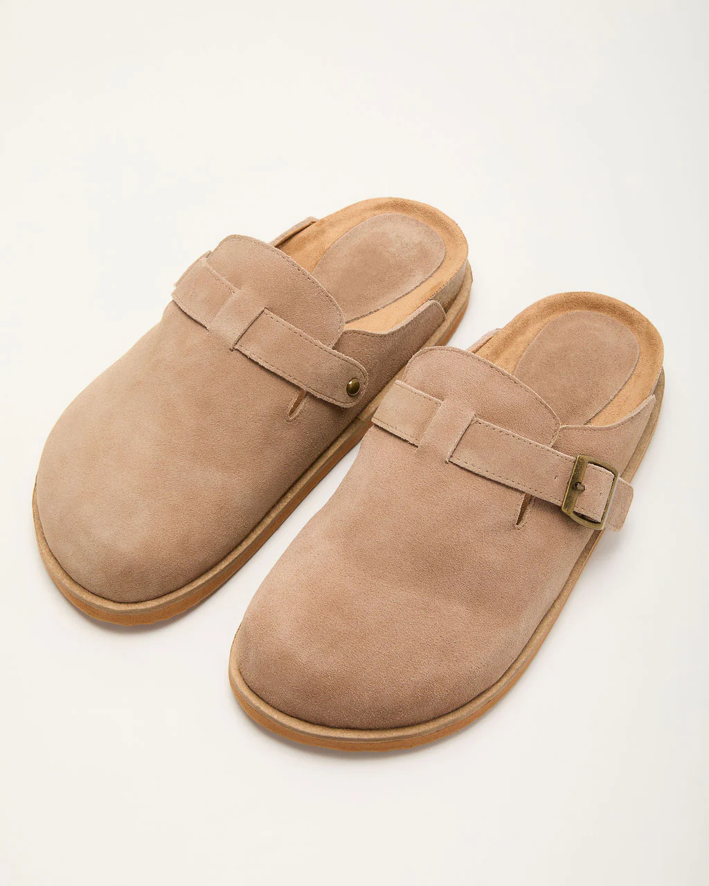 Estina Faux Suede Clogs - Image 2