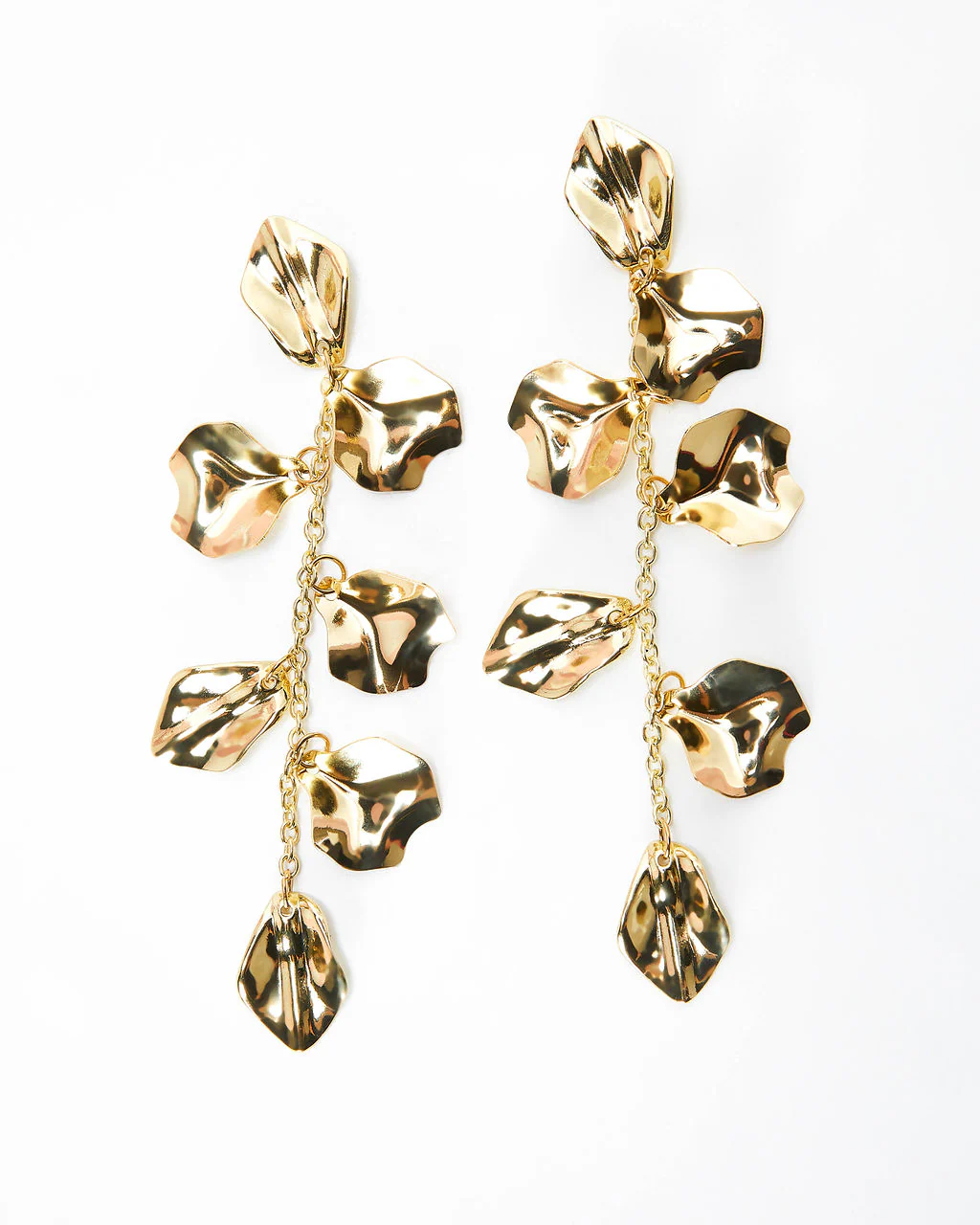 Etta Textured Drop Earrings - Image 6