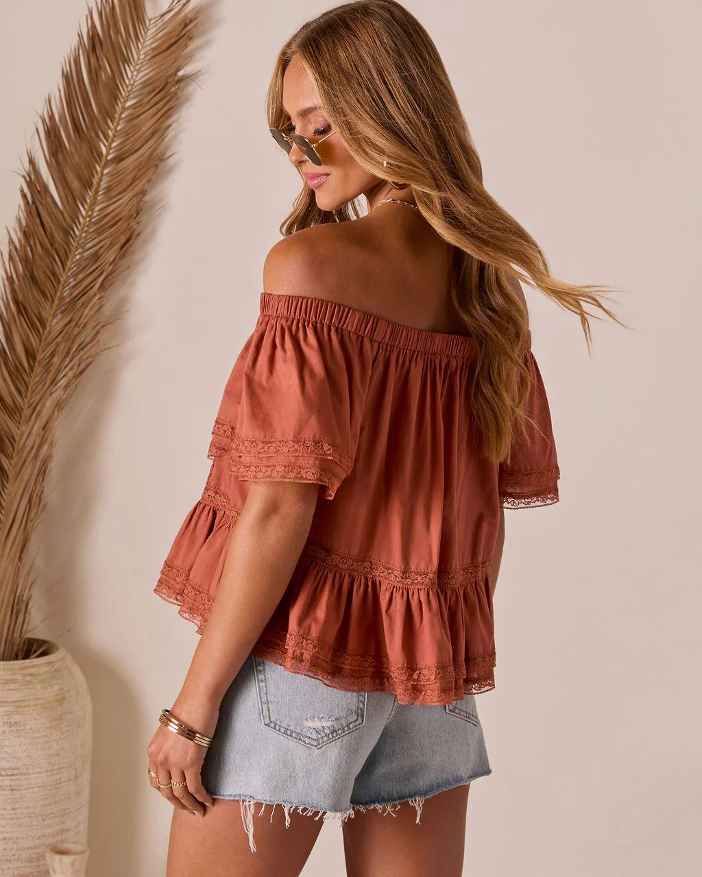 Evaline Off The Shoulder Top - Image 4